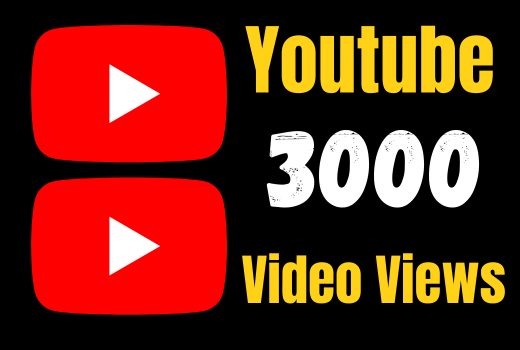 Organic 3000 youtube views HQ permanent active user Direct source