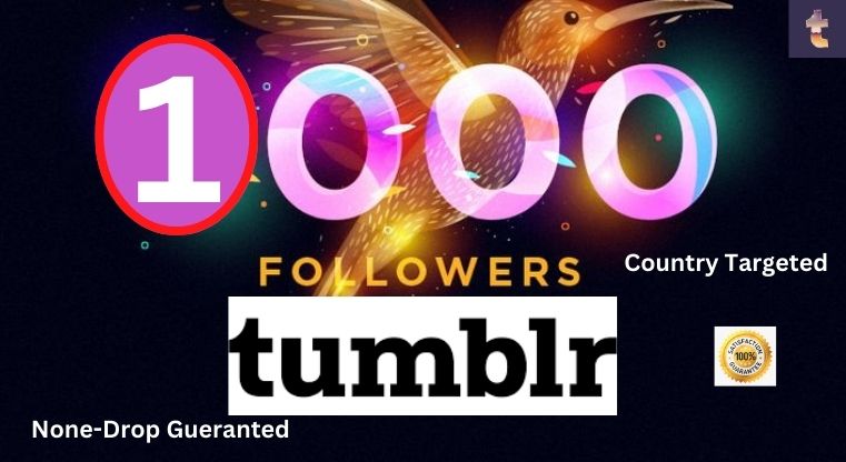 Send 1000+ HQ Tumblr Organic and Real followers, non-drop, lifetime guaranteed