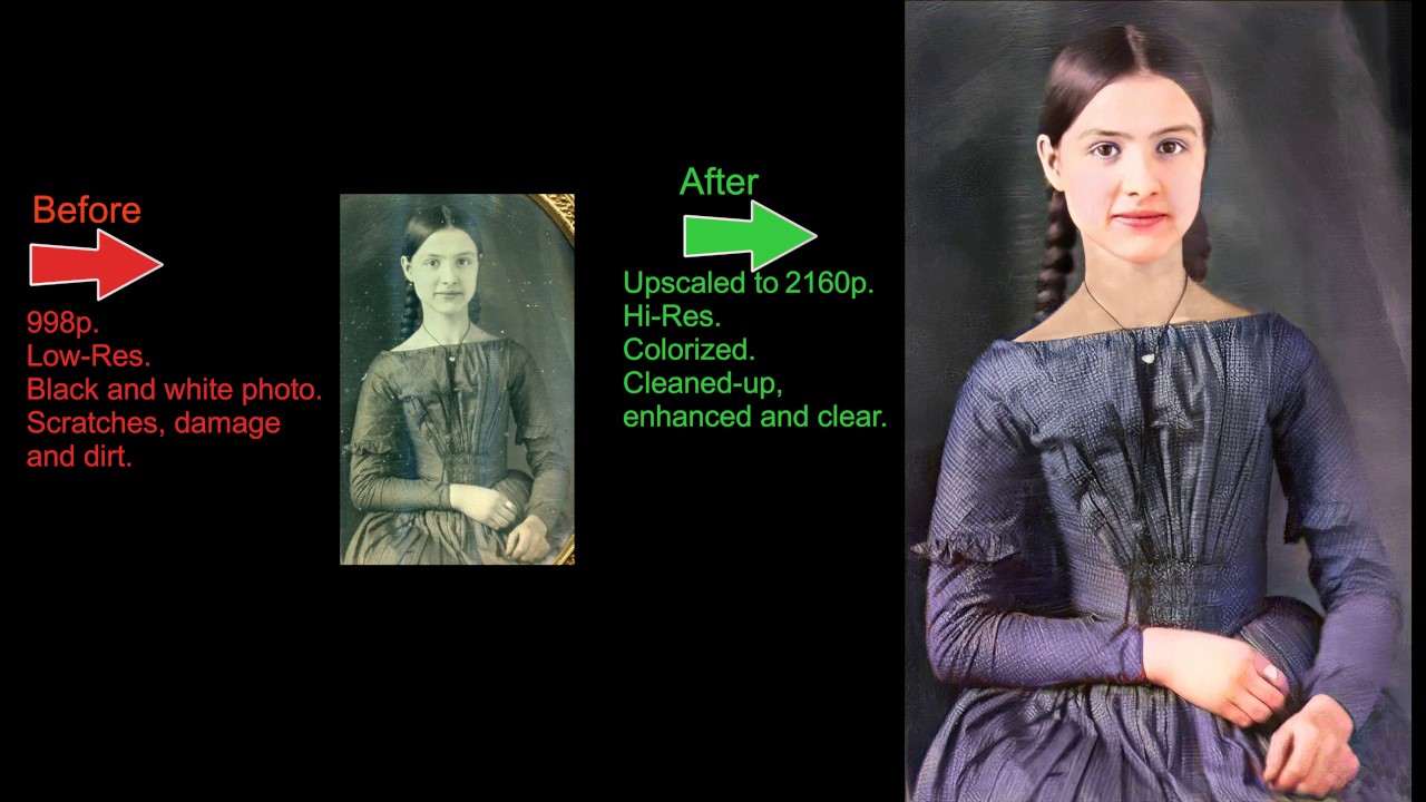 I will restore, upscale and colorize 3 old photos.
