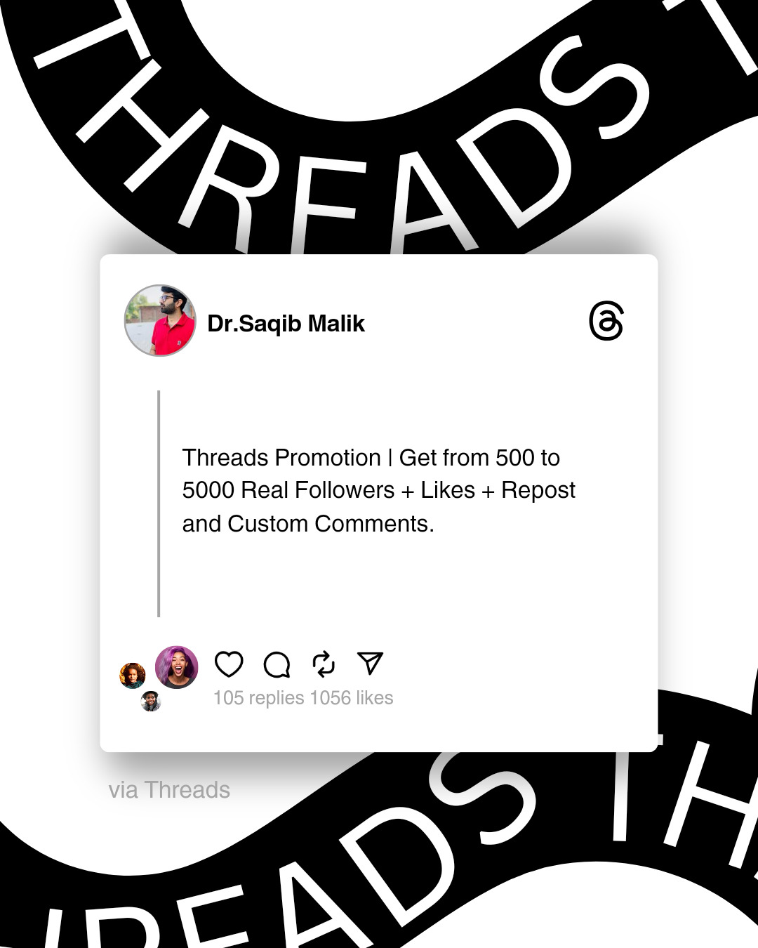 Threads Promotion | Get from 500 to 5000 Real Followers + Likes+Reposts and Comments