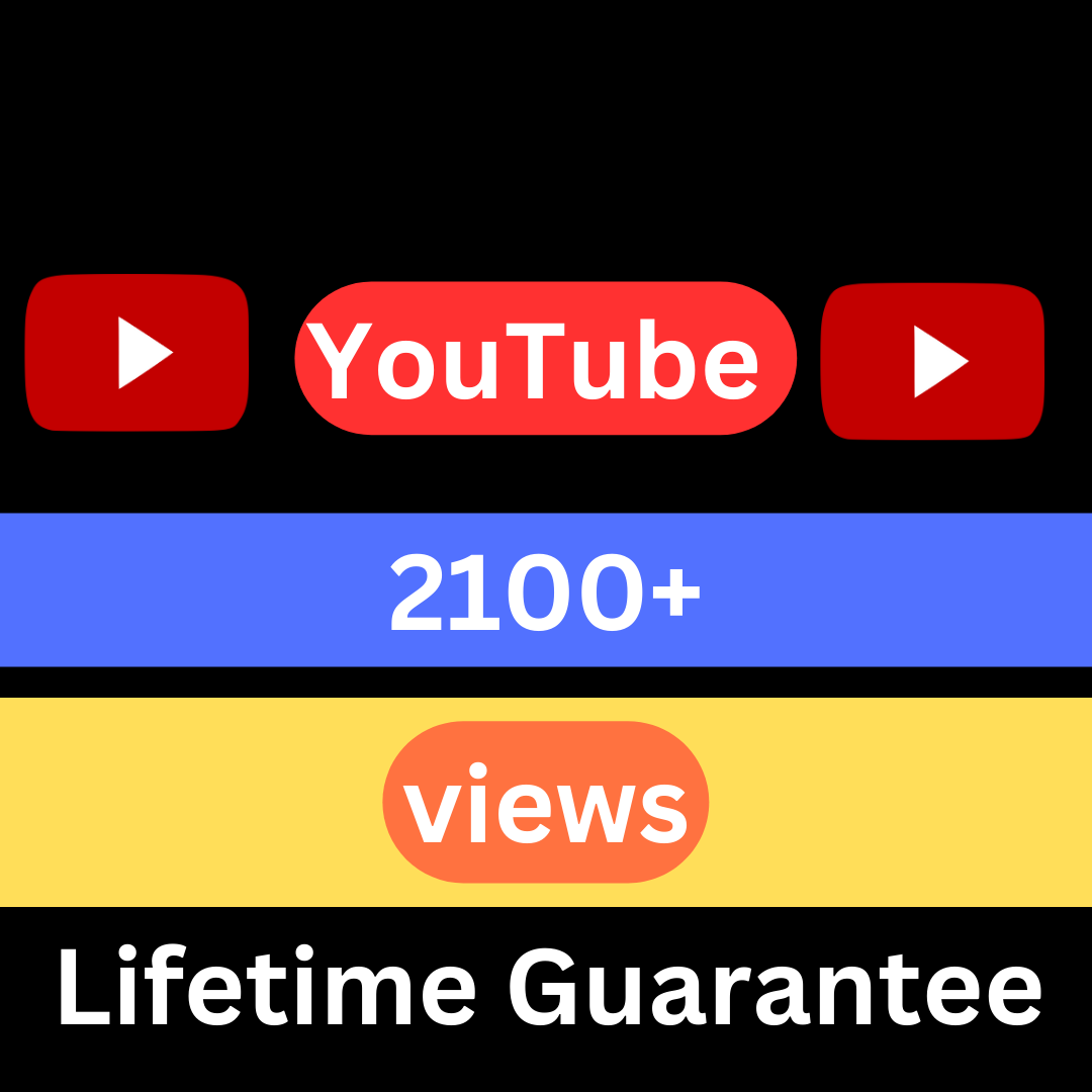 You will get 2100 YouTube views. YouTube video promotion