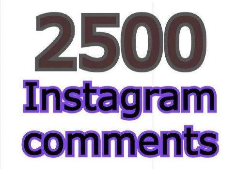 Provide you 2500 Instagram Random or custom comments