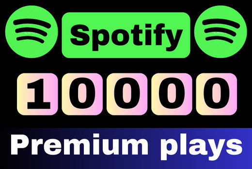 Get 10,000 to 11,000 Spotify premium plays HQ from TIER 1 countries royalties eligible nondrop lifetime guaranteed