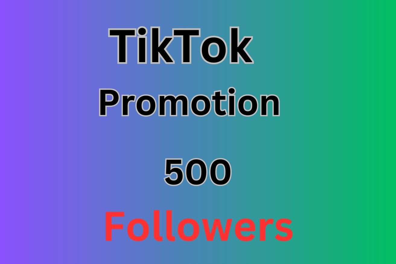 TikTok 500 High Quality Non Drop  Followers