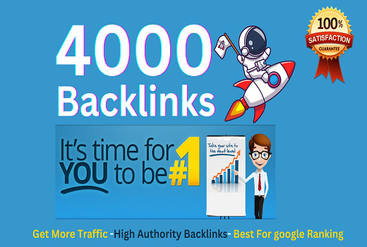 4000 SEO Backlinks Edu-Wiki-Forum, Social Profiles, Web 2.0-PBN Mix -Tig4