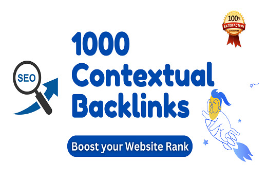 I Will Create 1000 contextual do-follow backlinks SEO link building