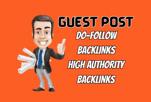 I will write or publish 1 Guest post with high-authority backlinks