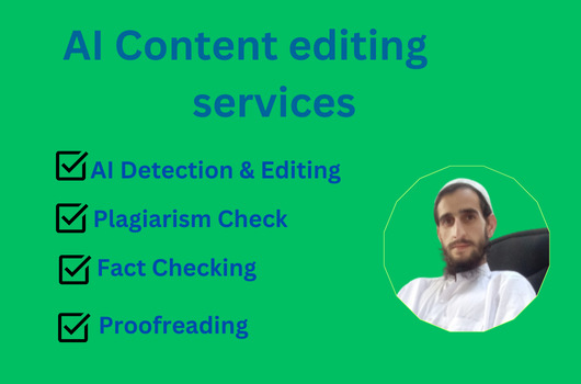 Professional AI Content Editing and Rewriting Services