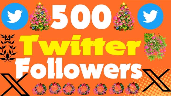 Twitter followers 500  fast delivery