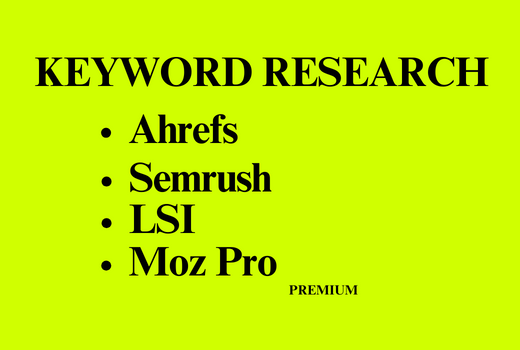 Ahrefs and Semrush Keyword Research for SEO