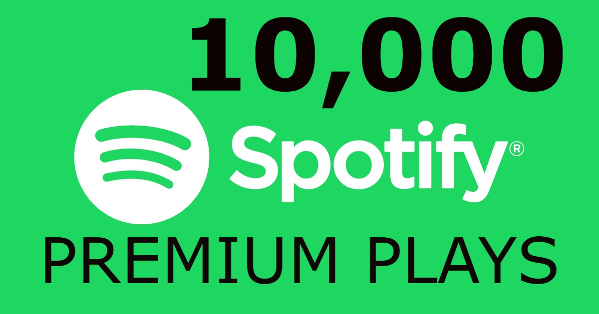BEST spotify 10,000+ plays Real and Active Users, Guaranteed
