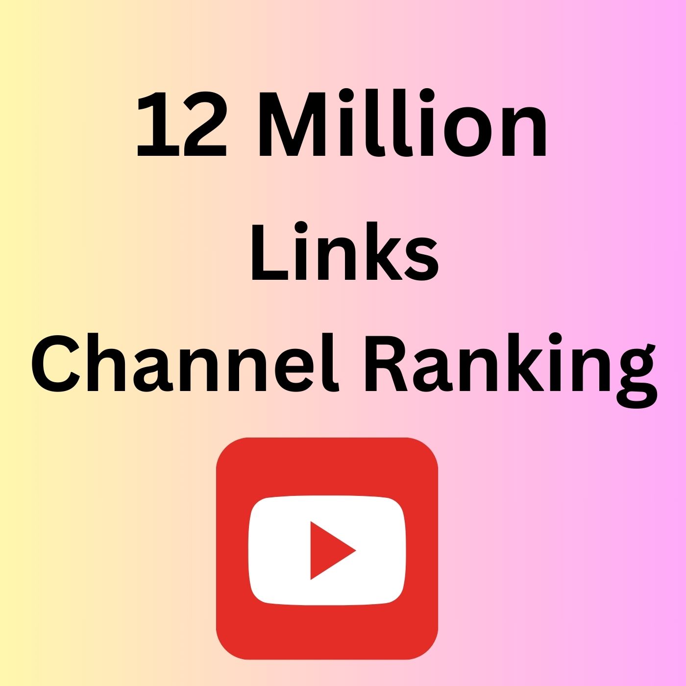Optimize your YouTube Channel with 12 Million Keyword-Targeted Backlinks and 12 Million Embeds for the 10 Latest Videos