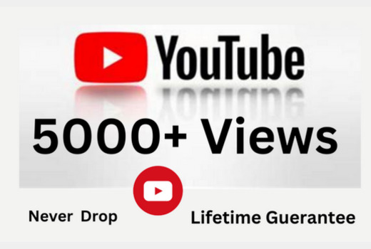 I will Provide Youtube Video Views 5000+ organic & None Drop guerantee