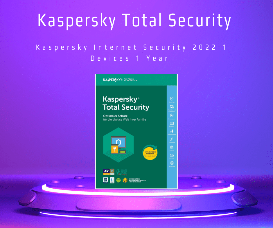 Kaspersky Total Security 2022 1 Year 1 Devices