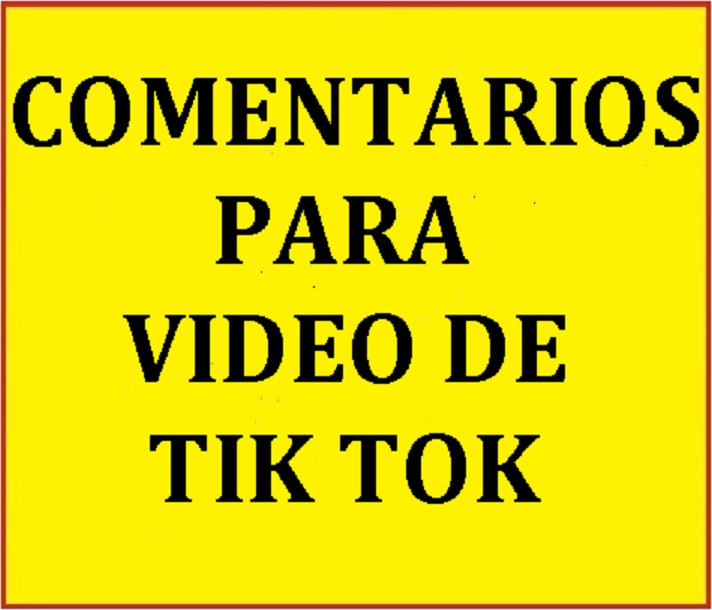 Agregare a su video de Tik tok 50 comentarios.