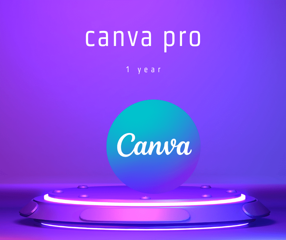 I will create a canva account for one year for $20