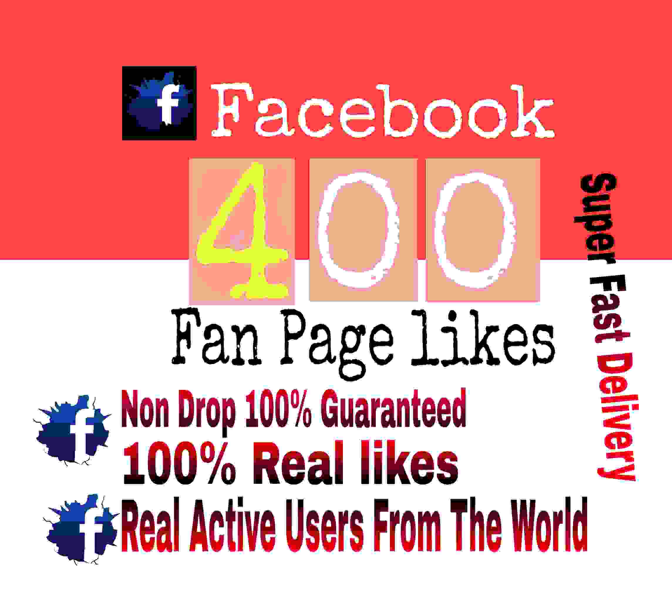 I will Promote 400+ Facebook Fan Page Likes