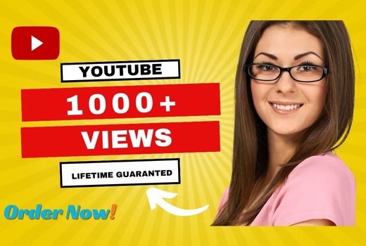 Boost Your YouTube Channel with 1000+ views Lifetime Guaranteed!