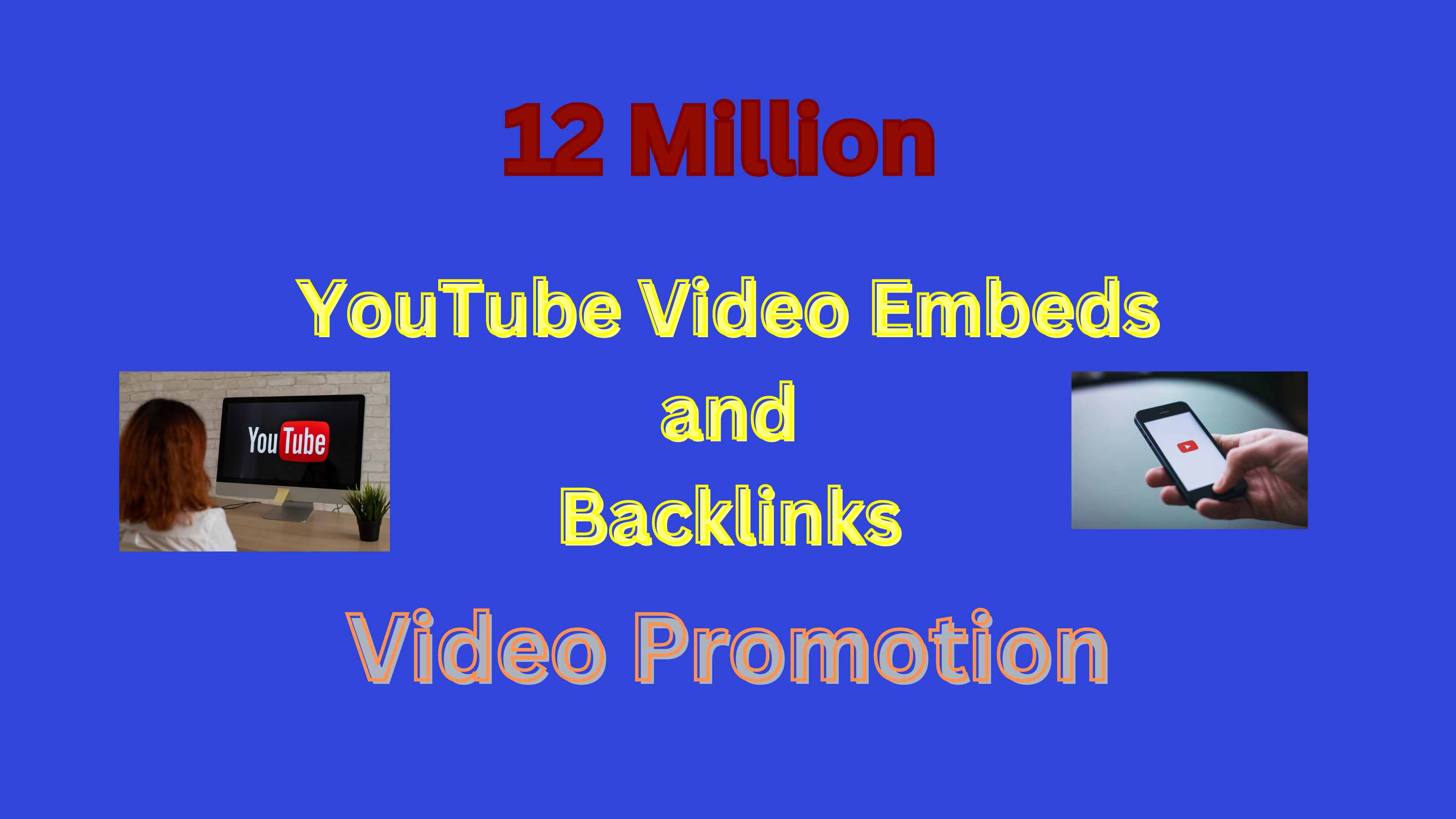 12 Million YouTube Video Embeds And Backlinks