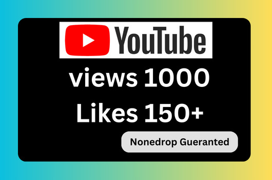 I will do Youtube video promotion and reaction 1000 views 150 likes.