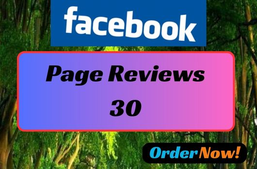 Facebook Page reviews 30 Lifetime guaranteed marketing promotion