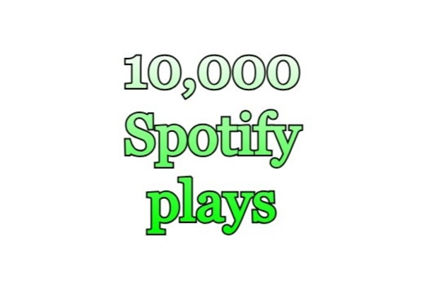 10,000 spotify track plays lifetime guaranteed