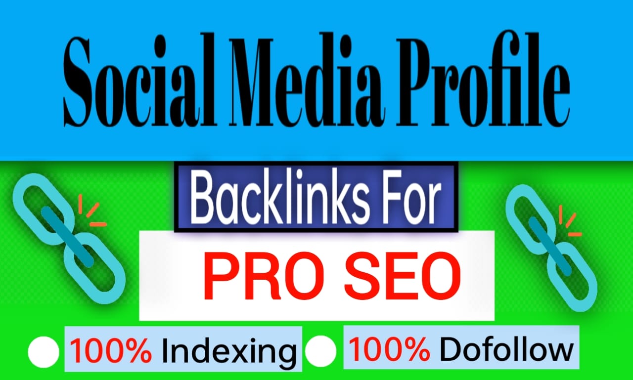 100+ Profile backlinks Manually from DA90+ websites
