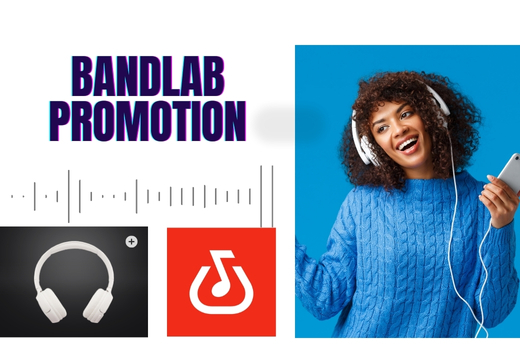 1000 Real Bandlab music plays | Organic music video promotion guaranteed