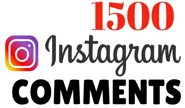 1500 Instagram non drop comments instant