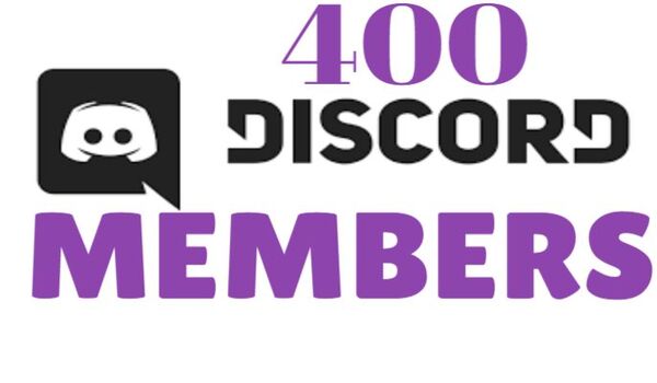 400 Discord server member with photo HQ