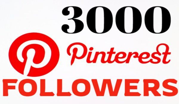 SEND you 3000+ Pinterest followers INSTANT start