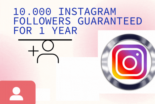 Instagram Super 10.000 Followers non-drop guaranteed for 1 year