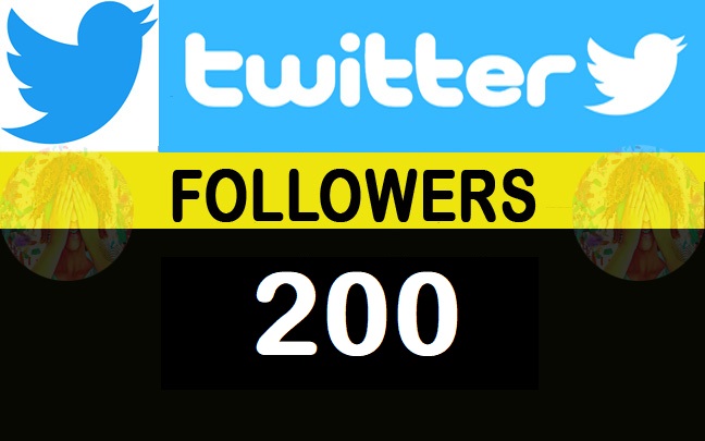200 Twitter followers lifetime guaranteed