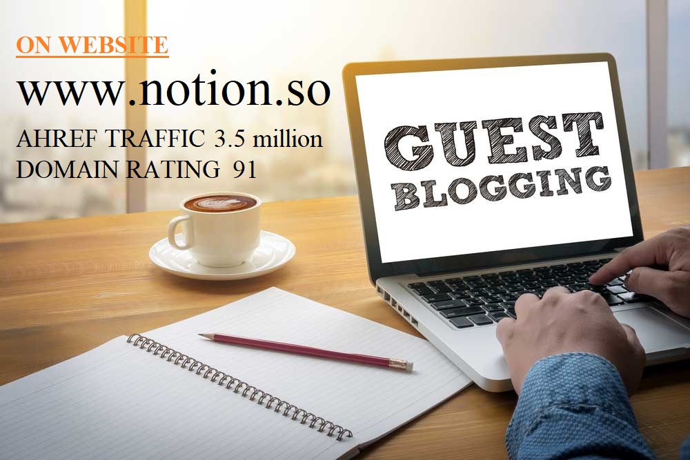I will write guest post article and publish on website having DR 91