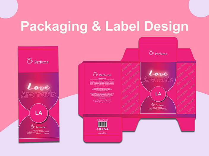 You will get a Modern Packaging and Label Design