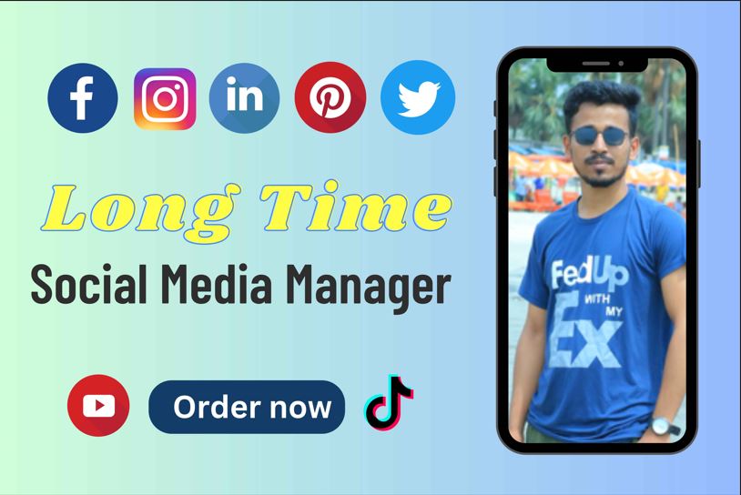 I will be your social media manager