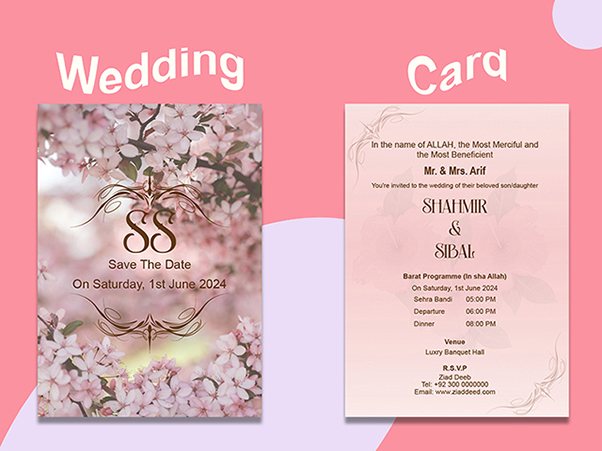 You will get any Invitation Design for print and digital