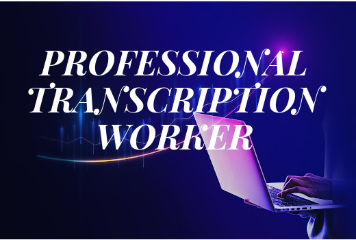 I will transcribe your audio or video