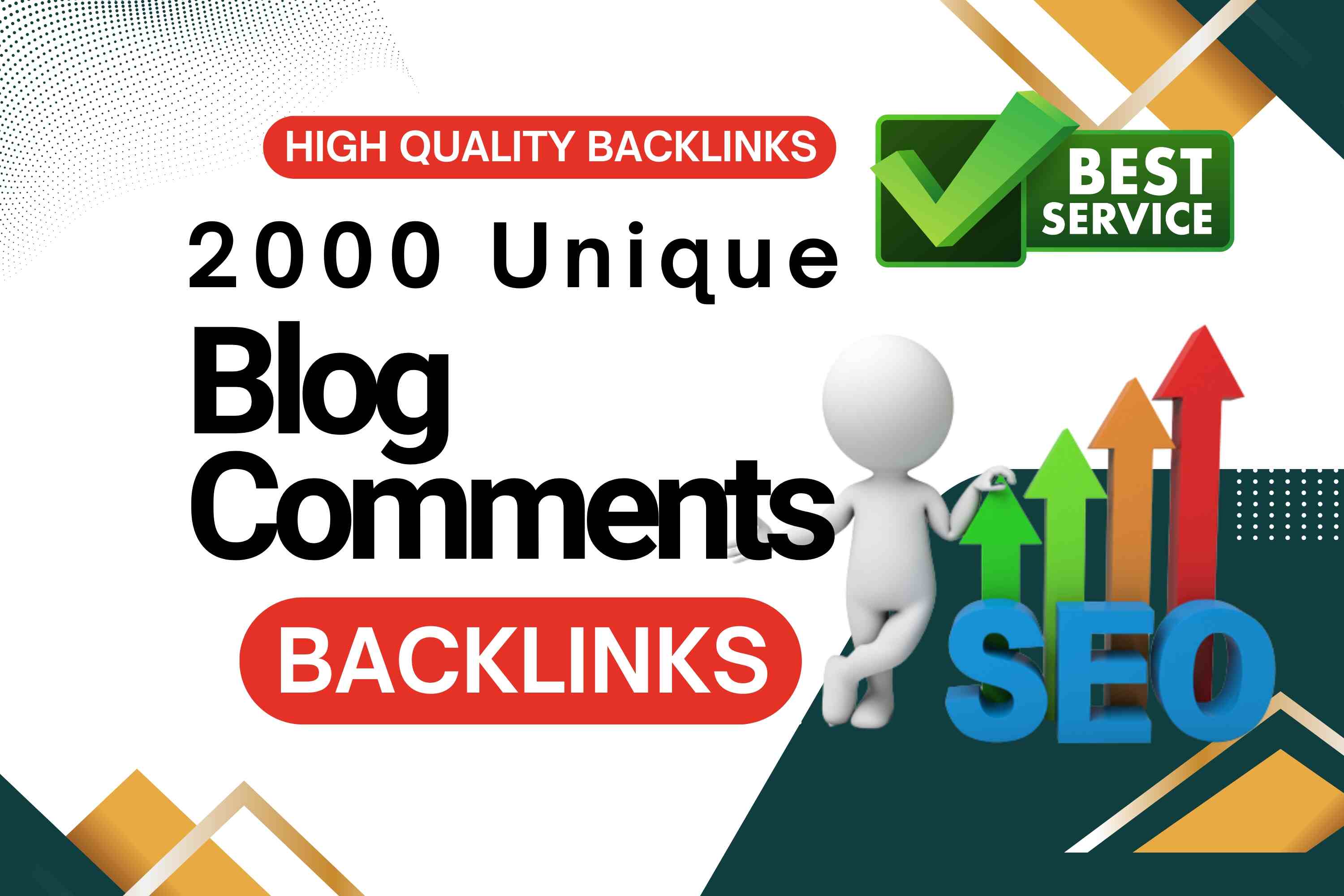 I will Build 1500 Unique SEO Blog Comment Backlinks for Your Website