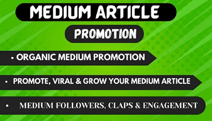 Provide 100 Genuine Medium Article Claps USA Active People