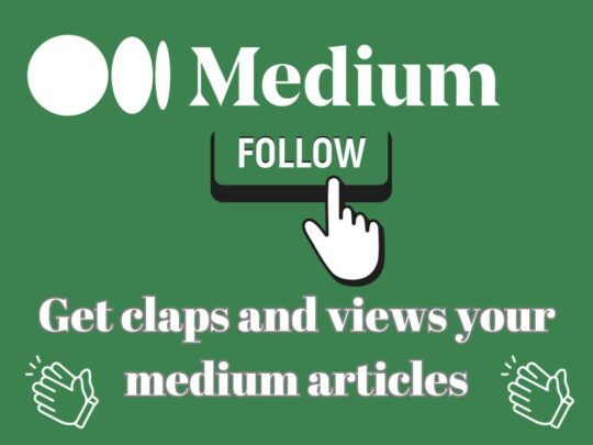 Organic Medium post articles 5000 Claps Audience Lifetime Guarantee