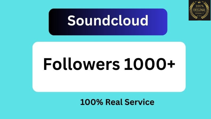 6807Send 5000+ Soundcloud Organic Followers 100% Real Service