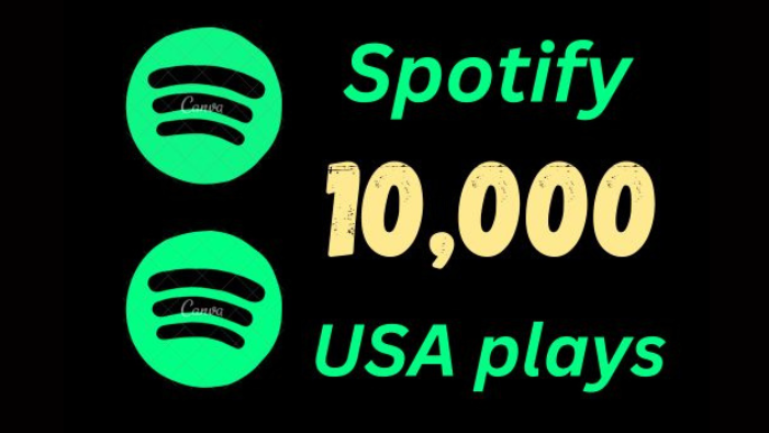 7190Spotify promotion 50K Spotify USA Track Plays from premium account royalties eligible lifetime guaranteed