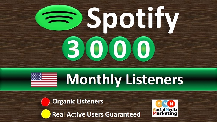 5768Get 7000 to 8000 Spotify ORGANIC Plays From HQ Account of USA & Royalties Eligible Quality