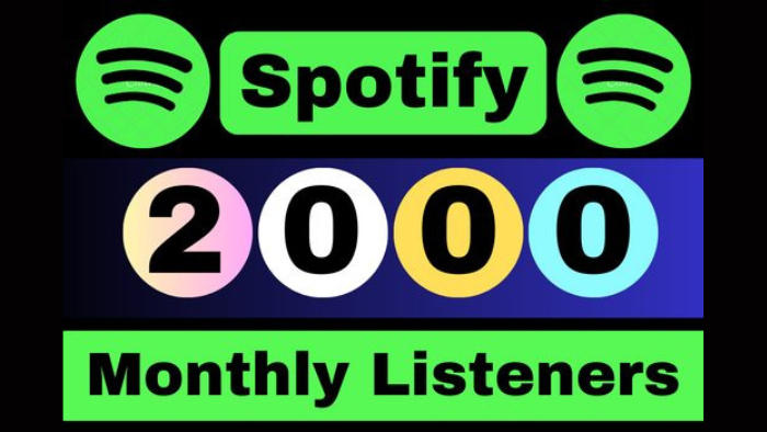 7496Provide 2000 Spotify monthly listeners HQ USA premium account active user ROYALTY ELIGIBLE