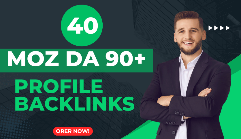 4481DA 50 TO DA 90 Profile SEO Backlinks from 100 Unique High Authority Domains