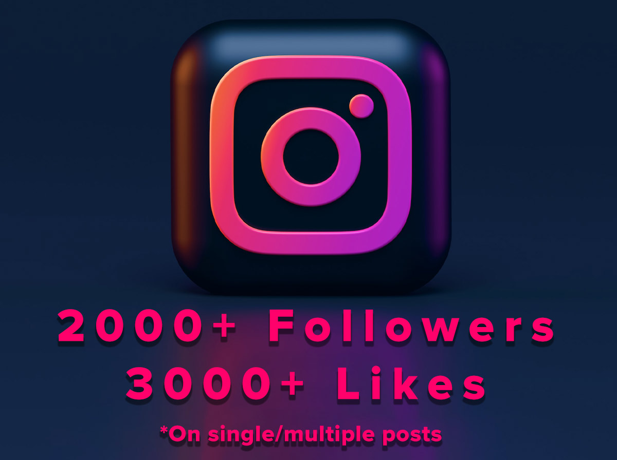 7901Instagram Promotion || 1000 Followers|| 2000 Likes