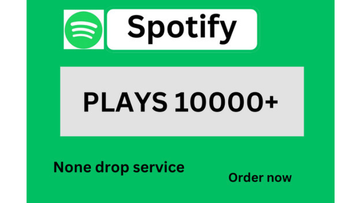 7563provide 5000 Spotify Premium Plays Royalties Eligible