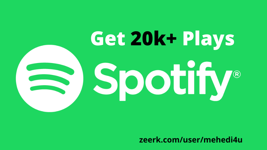 7963provide 10,000 to 12,000 Spotify USA Organic Plays from TIER 1 countries, Real and active users, and Royalties Eligible permanent guaranteed