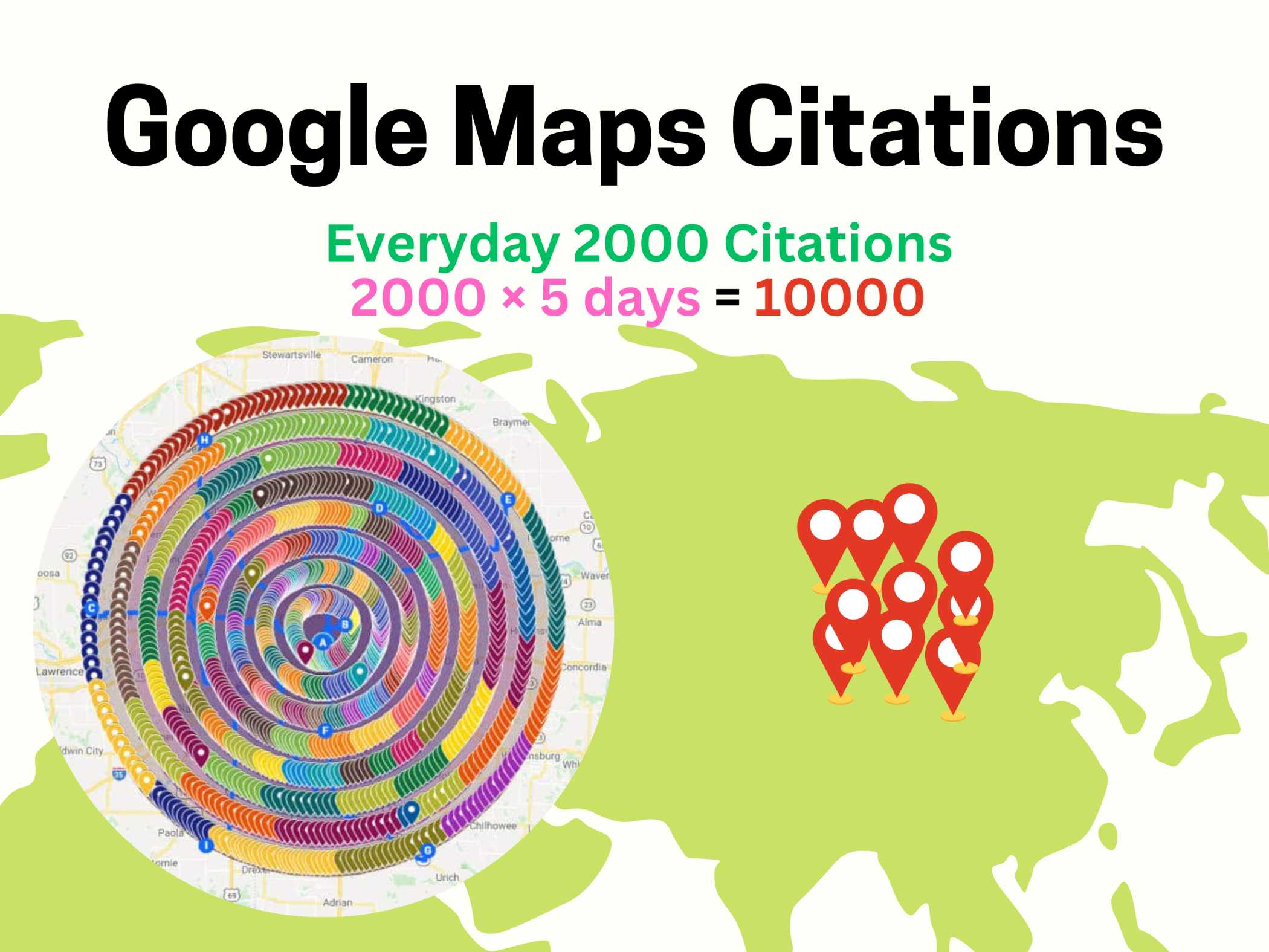 13353Manual 1600 Google Maps citations for local SEO and GMB ranking